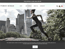 Tablet Screenshot of powerwoman.com